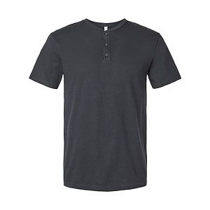 Unisex CVC Henley Tee - 2004CVC