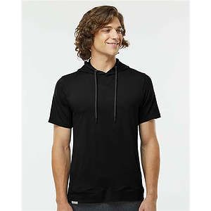 Men's Eco Revive™ Ventura Soft Knit Short Sleeve Hooded Sweatshirt - 222505