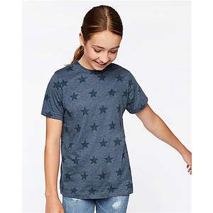Youth Star Print Tee - 2229
