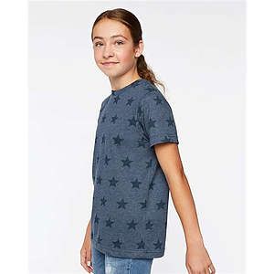 Youth Star Print Tee - 2229
