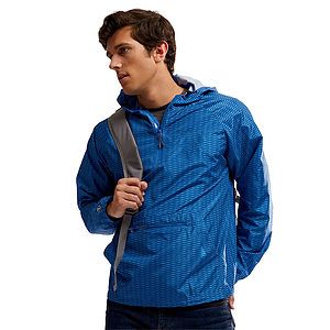 Men's Range Hooded Packable Quarter-Zip Jacket - 229554