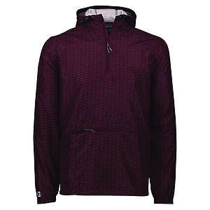 Men's Range Hooded Packable Quarter-Zip Jacket - 229554