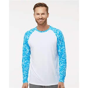 Men's Panama Colorblocked Long Sleeve T-Shirt - 231