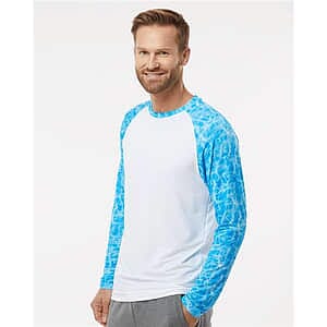 Men's Panama Colorblocked Long Sleeve T-Shirt - 231