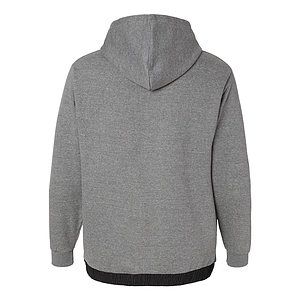 Unisex Mixed Media Hooded Sweatshirt - 23112
