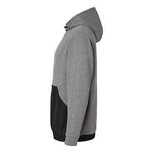 Unisex Mixed Media Hooded Sweatshirt - 23112