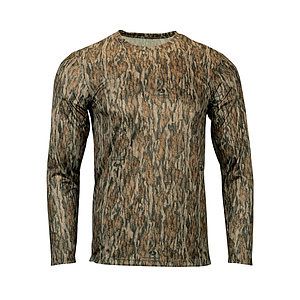 Men's Oxford Performance Camo Print Long Sleeve T-Shirt - 237