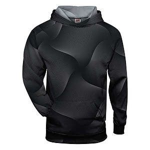 Youth Warp Hooded Long Sleeve T-Shirt - 2413