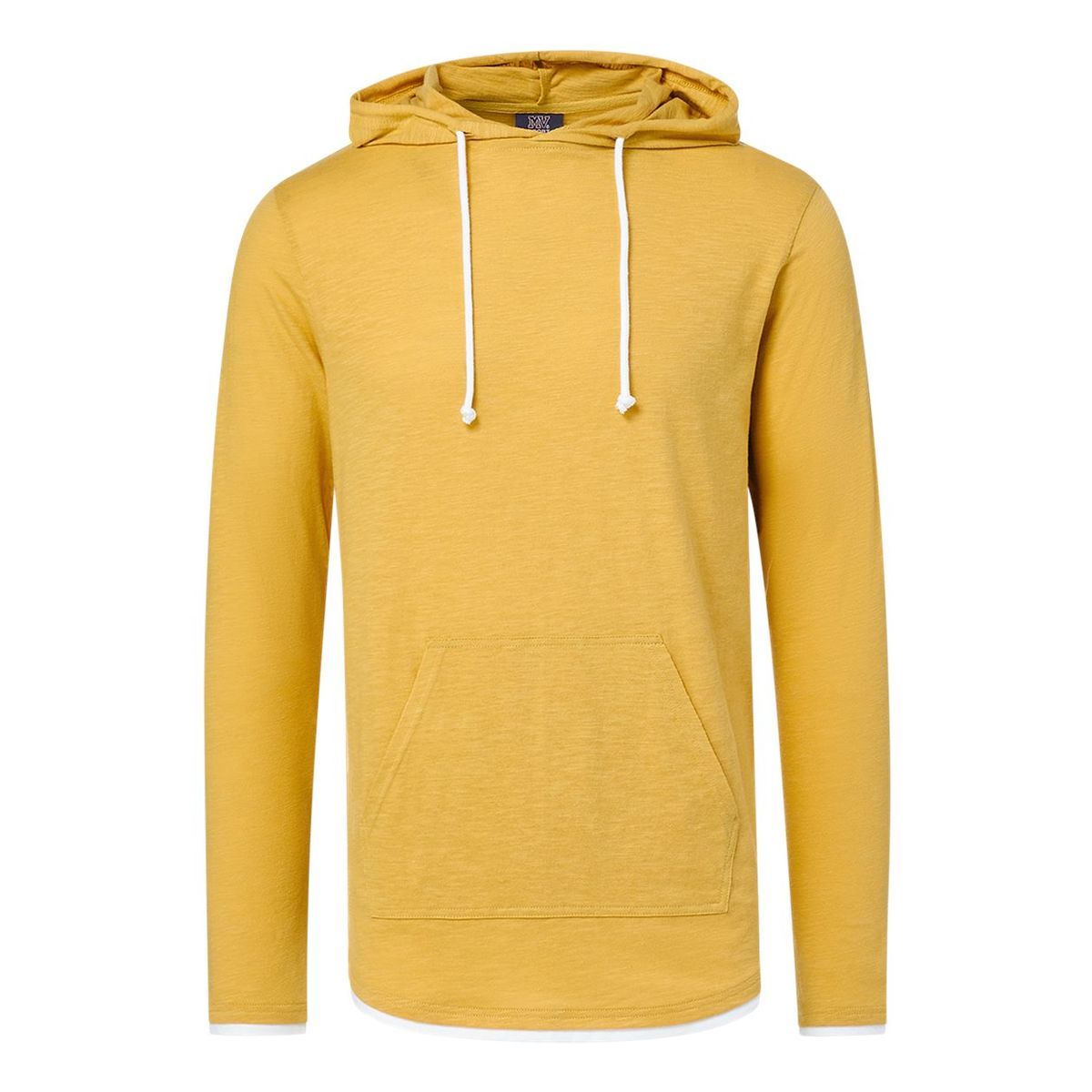 Unisex Miles Slub Hooded Long Sleeve T-Shirt - 24401