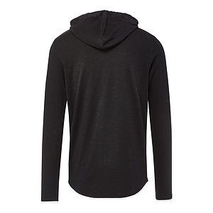 Unisex Miles Slub Hooded Long Sleeve T-Shirt - 24401
