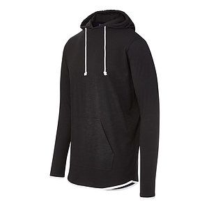 Unisex Miles Slub Hooded Long Sleeve T-Shirt - 24401