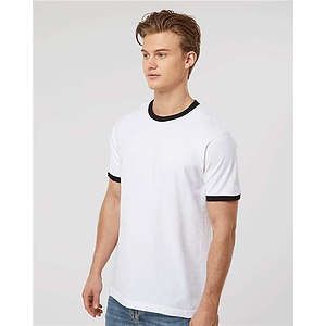 Unisex Fine Jersey Ringer T-Shirt - 246