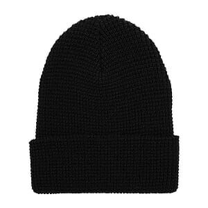Waffle Cuffed Knit Beanie - 2501K