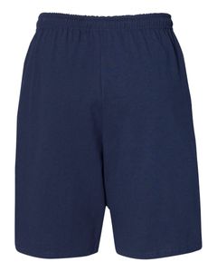 Men's Cotton Classic Jersey Shorts with Pockets - 25843M