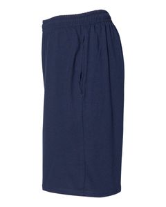 Men's Cotton Classic Jersey Shorts with Pockets - 25843M