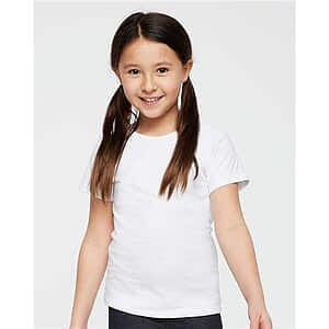 Girls' Fine Jersey Tee - 2616