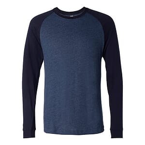 Men's Long Sleeve Jersey Baseball Tee - 3000