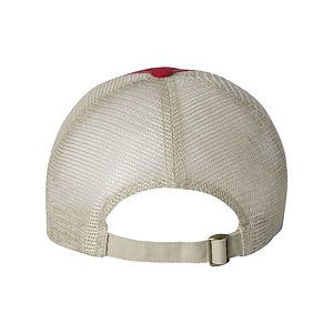 Contrast-Stitch Mesh-Back Cap - 3100