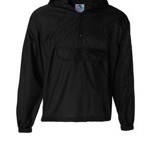 Unisex Packable Half-Zip Hooded Pullover Jacket - 3130