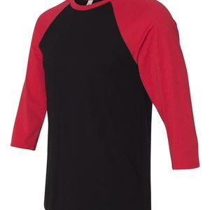 Unisex Three-Quarter Sleeve Baseball Tee - 3200