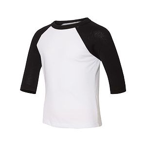 Toddler Three-Quarter Sleeve Baseball Tee - 3200T
