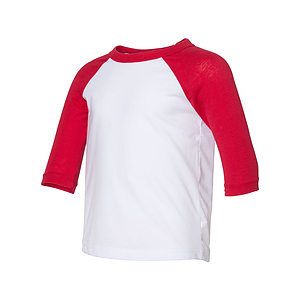 Toddler Three-Quarter Sleeve Baseball Tee - 3200T