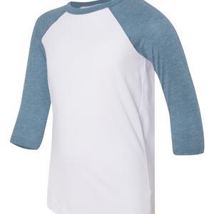 Youth Three-Quarter Sleeve Baseball Tee - 3200Y