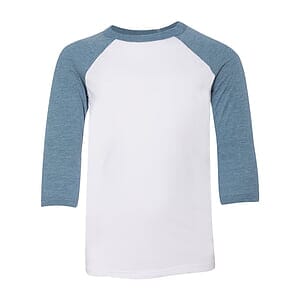 Youth Three-Quarter Sleeve Baseball Tee - 3200Y