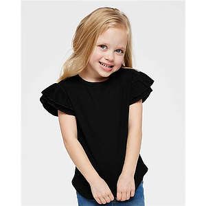 Toddler Flutter Sleeve Tee - 3339