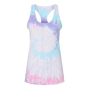 Women's Tie-Dyed Racerback Tank Top - 3400