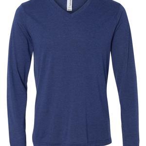 Unisex Long Sleeve V-Neck Tee - 3425