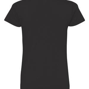 Women's Fine Jersey V-Neck Tee - 3507