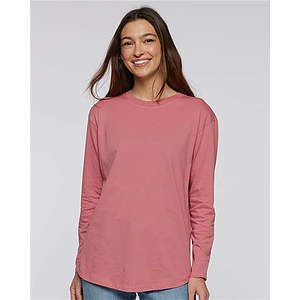 Women's Fine Jersey Long Sleeve Tee - 3508
