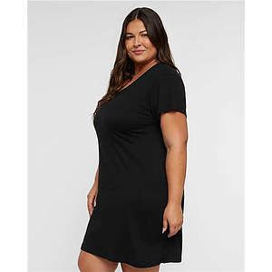 Women's Fine Jersey V-Neck Coverup - 3522