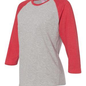 Women's Baseball Fine Jersey Three-Quarter Sleeve Tee - 3530