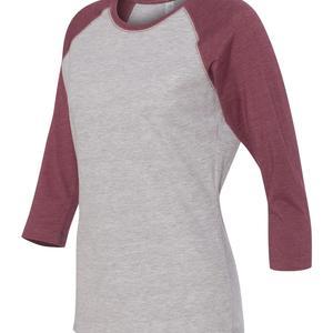 Women's Baseball Fine Jersey Three-Quarter Sleeve Tee - 3530