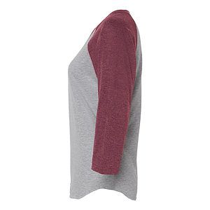 Women's Baseball Fine Jersey Three-Quarter Sleeve Tee - 3530