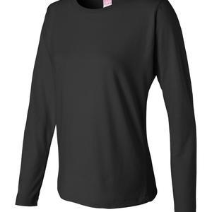 Women's Long Sleeve Premium Jersey Tee - 3588