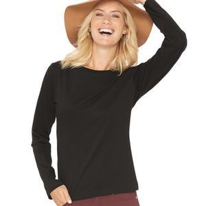 Women's Long Sleeve Premium Jersey Tee - 3588