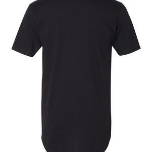 Men's Cotton Long Body T-Shirt - 3602
