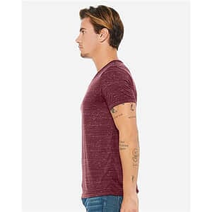 Textured Jersey V-Neck Tee - 3655