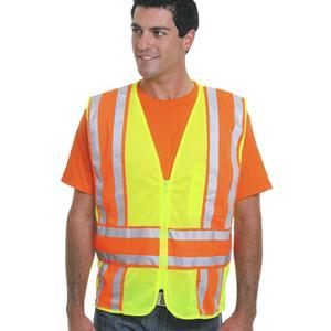 Unisex USA-Made ANSI Safety Mesh Vest - 3787