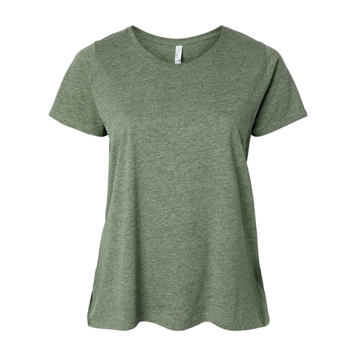 Women's Curvy Collection Fine Jersey Tee - 3816