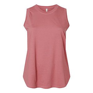 Women's Curvy Relaxed Fine Jersey Tank - 3892
