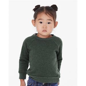 Toddler Sponge Fleece Raglan Crewneck Sweatshirt - 3901T