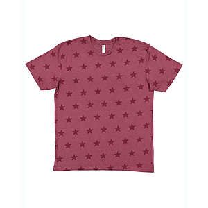 Men's Star Print Tee - 3929