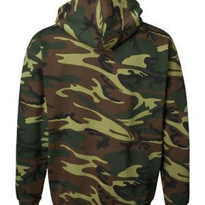 Unisex Camo Fleece Hoodie Sweatshirt - 3969