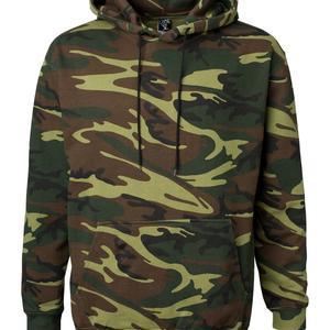 Unisex Camo Fleece Hoodie Sweatshirt - 3969