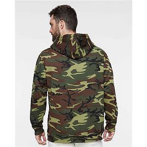 Unisex Camo Fleece Hoodie Sweatshirt - 3969