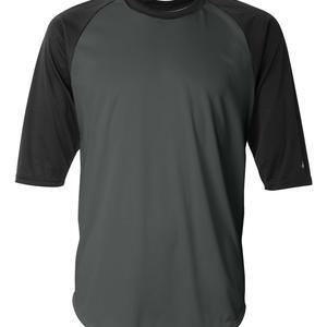 Men's B-Core Three-Quarter Sleeve Baseball T-Shirt - 4133